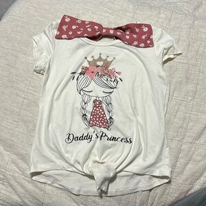 Lily Bleu Girls “Daddy’s Princess” shirt. Size 5